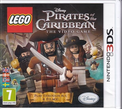 Lego Disney Pirates of the Caribbean the Video Game - Nintendo 3DS Spil - (B Grade) (Genbrug)
